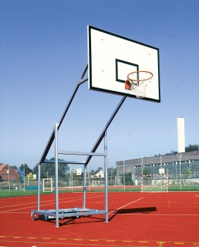 Basketball-Anlage fahrbar, Ausladung 1,65 Meter IToba-Sport.Shop
